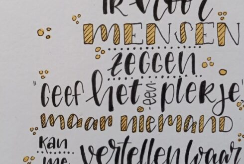 Chronisch ziek zijn is rouwen aan de lopende band